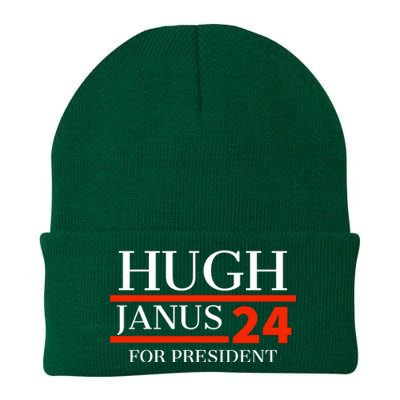 Hugh Janus 24 For President Funny 2024 Election Knit Cap Winter Beanie