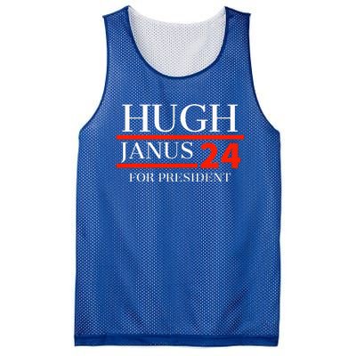 Hugh Janus 24 For President 2024 Election Mesh Reversible Basketball Jersey Tank