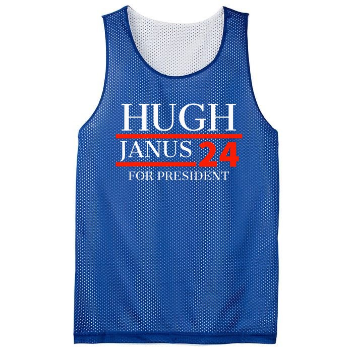 Hugh Janus 24 For President 2024 Election Mesh Reversible Basketball Jersey Tank