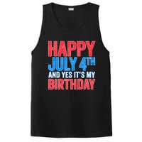 Happy July 4th And Yes It's My Birthday PosiCharge Competitor Tank