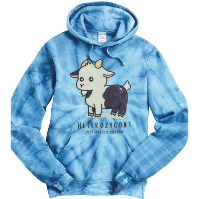 Heterozygoats Just Allele Uneven Funny Genetics Tie Dye Hoodie