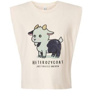 Heterozygoats Just Allele Uneven Funny Genetics Garment-Dyed Women's Muscle Tee