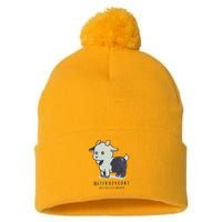 Heterozygoats Just Allele Uneven Funny Genetics Pom Pom 12in Knit Beanie