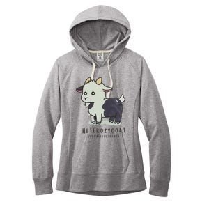 Heterozygoats Just Allele Uneven Funny Genetics Women's Fleece Hoodie