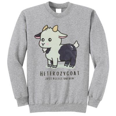 Heterozygoats Just Allele Uneven Funny Genetics Tall Sweatshirt