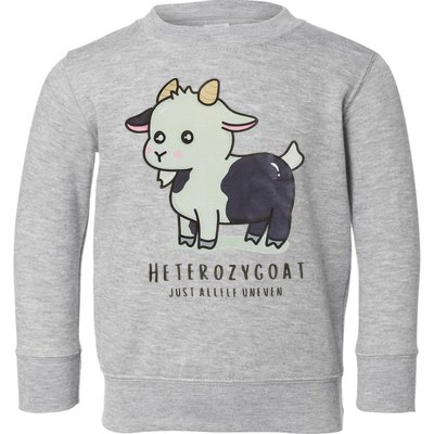 Heterozygoats Just Allele Uneven Funny Genetics Toddler Sweatshirt