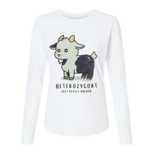 Heterozygoats Just Allele Uneven Funny Genetics Womens Cotton Relaxed Long Sleeve T-Shirt