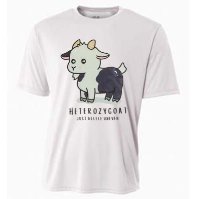 Heterozygoats Just Allele Uneven Funny Genetics Cooling Performance Crew T-Shirt