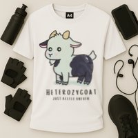 Heterozygoats Just Allele Uneven Funny Genetics Cooling Performance Crew T-Shirt