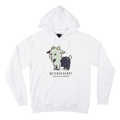 Heterozygoats Just Allele Uneven Funny Genetics Hoodie