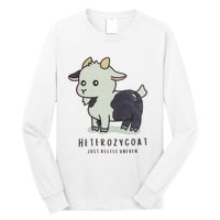 Heterozygoats Just Allele Uneven Funny Genetics Long Sleeve Shirt