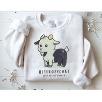 Heterozygoats Just Allele Uneven Funny Genetics Sweatshirt