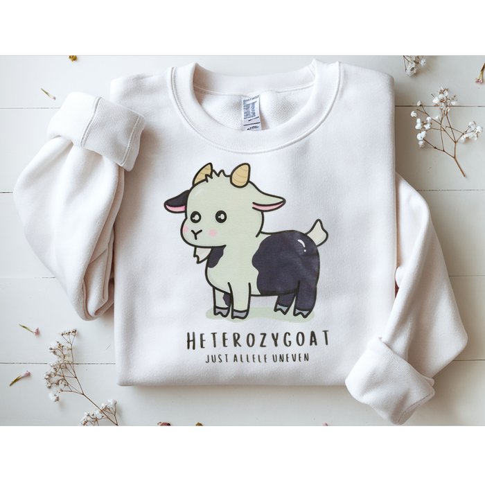 Heterozygoats Just Allele Uneven Funny Genetics Sweatshirt