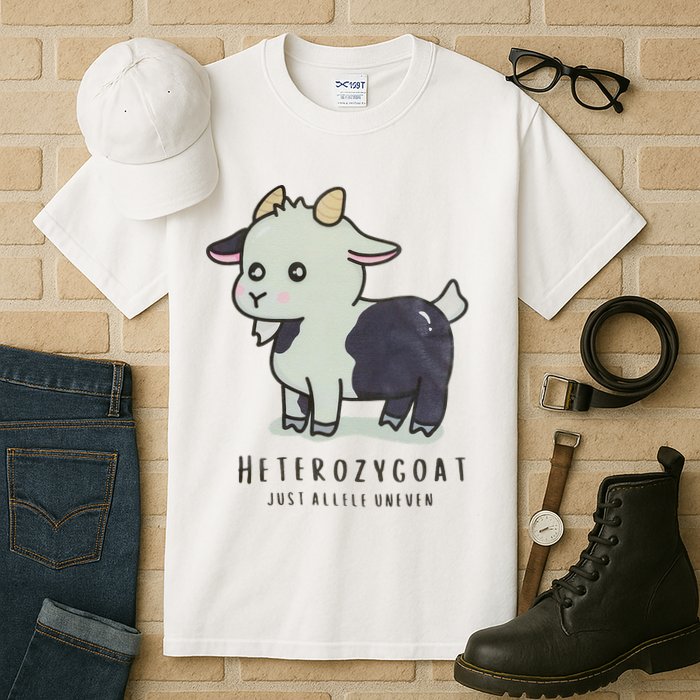 Heterozygoats Just Allele Uneven Funny Genetics Tall T-Shirt
