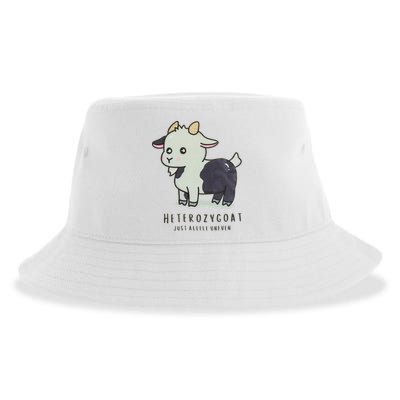 Heterozygoats Just Allele Uneven Funny Genetics Sustainable Bucket Hat