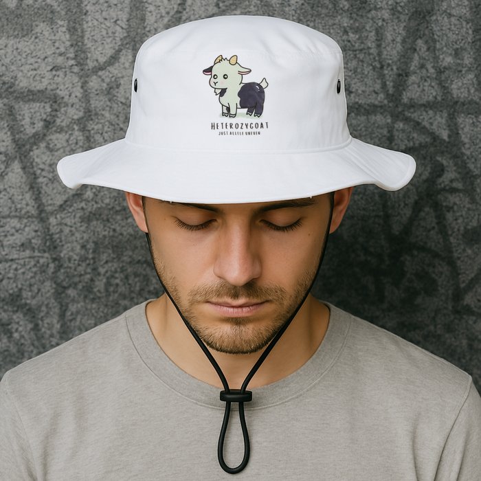 Heterozygoats Just Allele Uneven Funny Genetics Bucket Hat