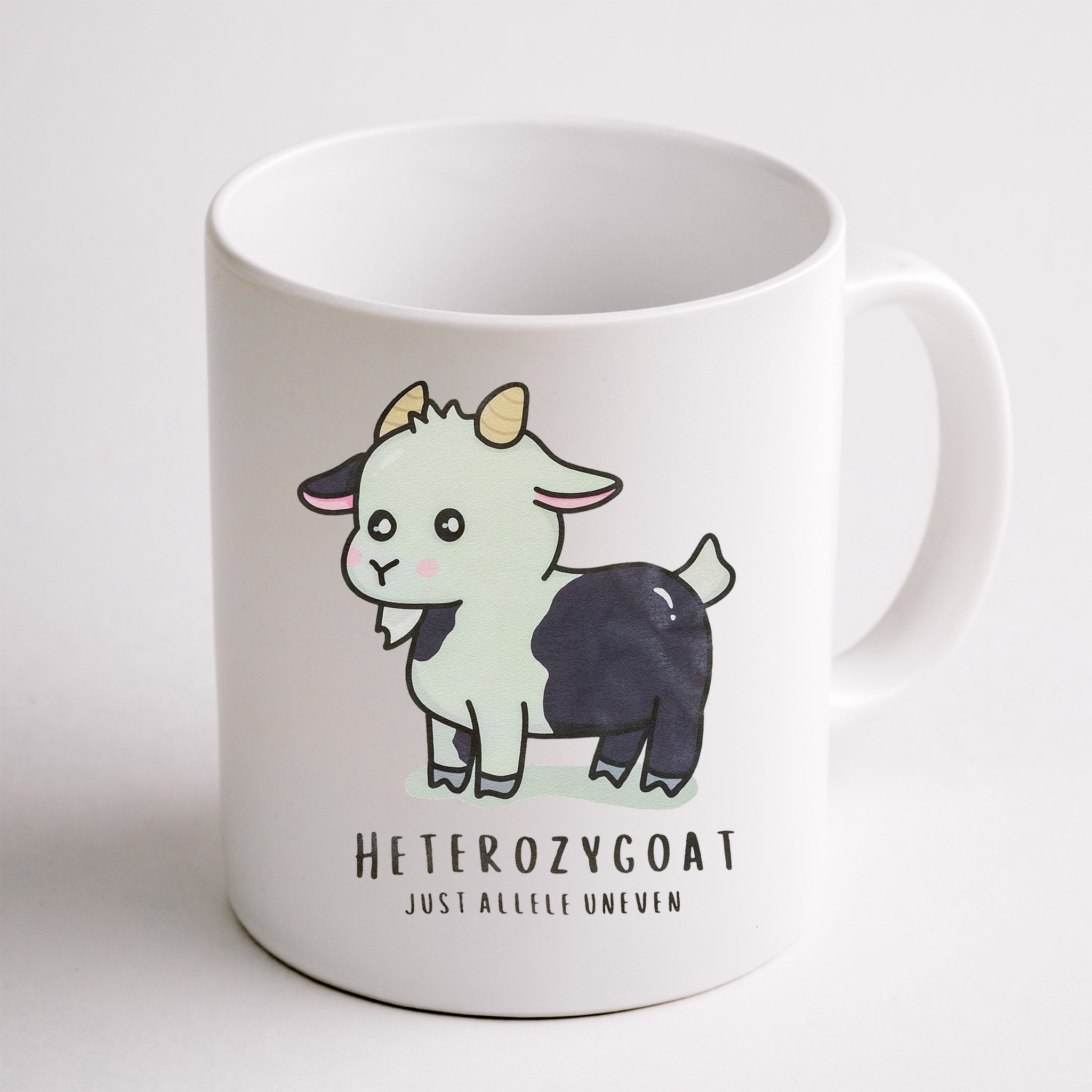 Heterozygoats Just Allele Uneven Funny Genetics Mug