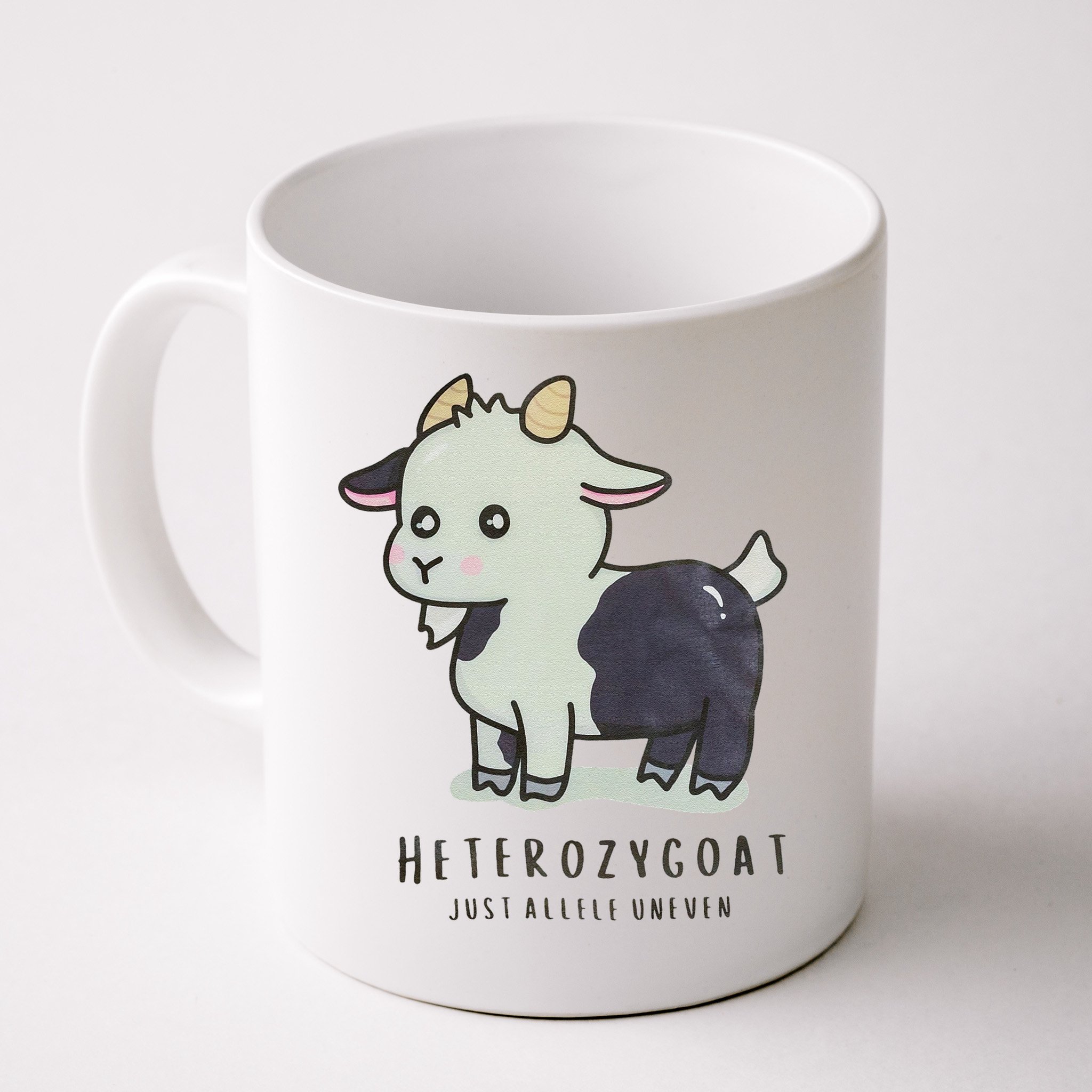 Heterozygoats Just Allele Uneven Funny Genetics Mug