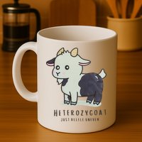 Heterozygoats Just Allele Uneven Funny Genetics Mug