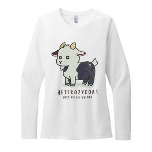 Heterozygoats Just Allele Uneven Funny Genetics Womens CVC Long Sleeve Shirt