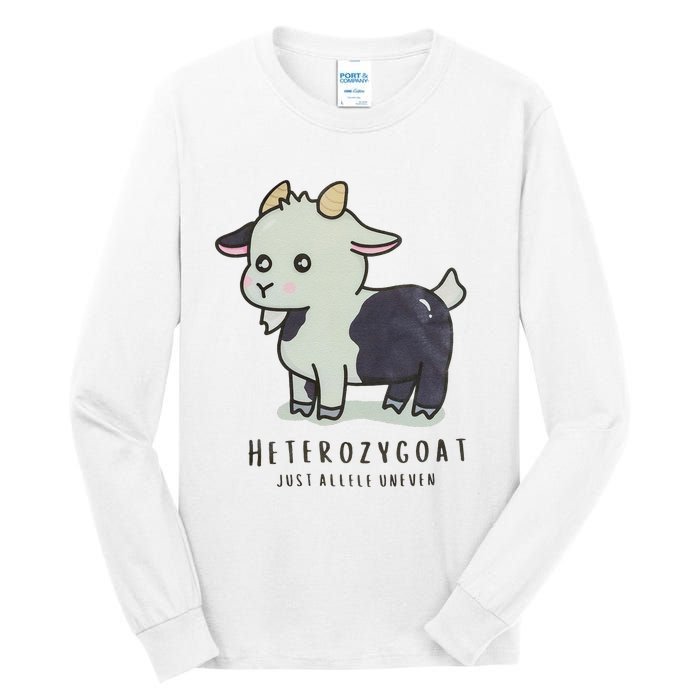 Heterozygoats Just Allele Uneven Funny Genetics Tall Long Sleeve T-Shirt