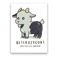 Heterozygoats Just Allele Uneven Funny Genetics Poster