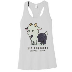 Heterozygoats Just Allele Uneven Funny Genetics Women's Racerback Tank