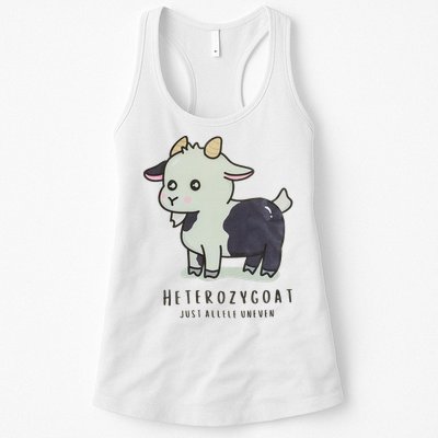 Heterozygoats Just Allele Uneven Funny Genetics Womens Tank Top