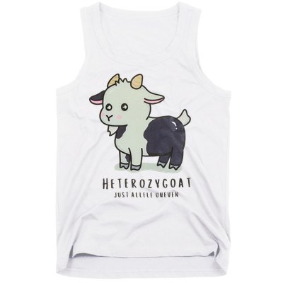 Heterozygoats Just Allele Uneven Funny Genetics Tank Top