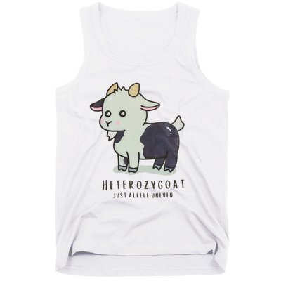 Heterozygoats Just Allele Uneven Funny Genetics Tank Top