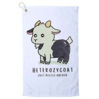 Heterozygoats Just Allele Uneven Funny Genetics Golf Towel