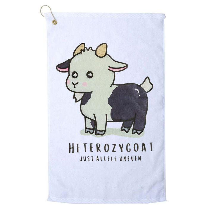 Heterozygoats Just Allele Uneven Funny Genetics Golf Towel