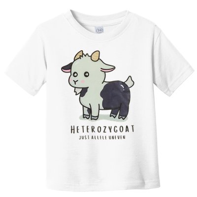 Heterozygoats Just Allele Uneven Funny Genetics Toddler T-Shirt