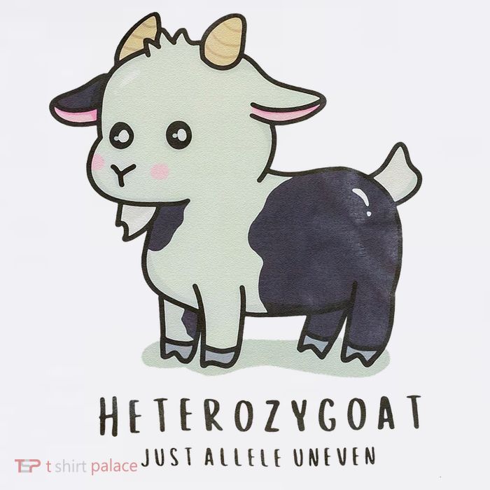 Heterozygoats Just Allele Uneven Funny Genetics Toddler T-Shirt