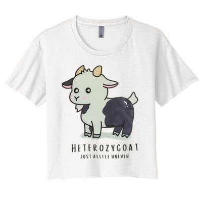 Heterozygoats Just Allele Uneven Funny Genetics Crop Top