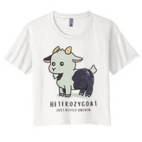 Heterozygoats Just Allele Uneven Funny Genetics Crop Top
