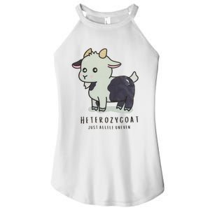 Heterozygoats Just Allele Uneven Funny Genetics Women's Perfect Tri Rocker Tank