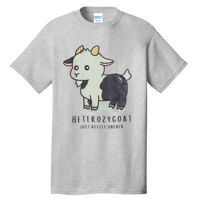 Heterozygoat Just Allele Uneven Funny Heterozygous STEM Pun Tall T-Shirt