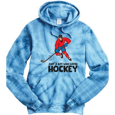 Hockey Just A Who Loves IceHockeys Gift Tie Dye Hoodie