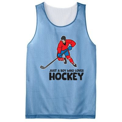 Hockey Just A Who Loves IceHockeys Gift Mesh Reversible Basketball Jersey Tank