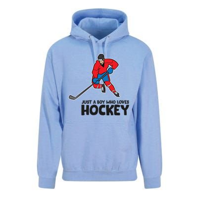 Hockey Just A Who Loves IceHockeys Gift Unisex Surf Hoodie