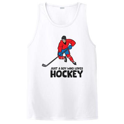 Hockey Just A Who Loves IceHockeys Gift PosiCharge Competitor Tank