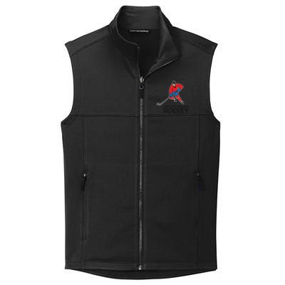 Hockey Just A Who Loves Icehockeys Gift Collective Smooth Fleece Vest