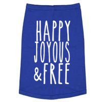 Happy Joyous And Free Aa Sobriety Sober Life Great Gift Doggie Tank