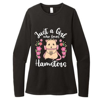 Hamster Just A Girl Who Loves Hamsters Womens CVC Long Sleeve Shirt