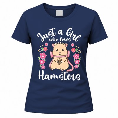 Hamster Just A Girl Who Loves Hamsters Women's T-Shirt