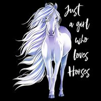 Horse Just A Girl Who Loves Horseback Riding Equestrian Farm Meaningful Gift Visor