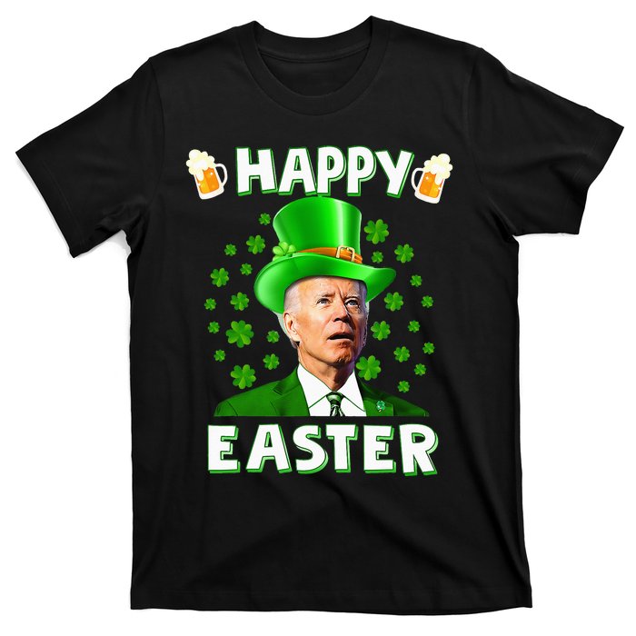 happy Joe Biden Easter Confused St Patricks Day T-Shirt