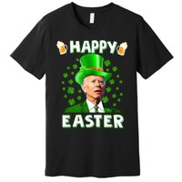 happy Joe Biden Easter Confused St Patricks Day Premium T-Shirt