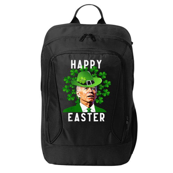 happy Joe Biden Easter Confused St Patricks Day City Backpack